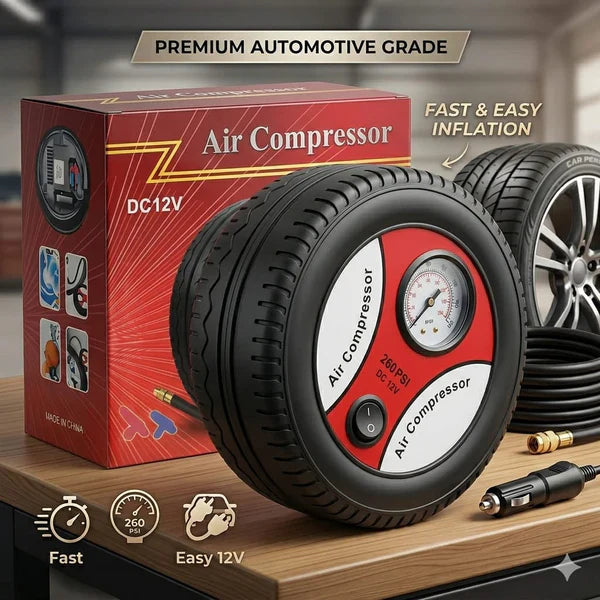 Mini Portable Car Air Compressor