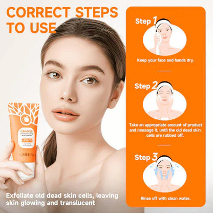 Orange Exfoliating gel buy one get 1 free.